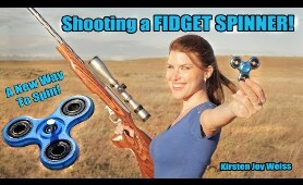 Shooting A Fidget Spinner!? - Trick Shots - MAJOR Spin!