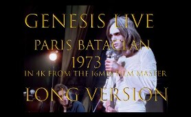 Genesis live, Paris Bataclan 1973 long version, 16mm master in 4k