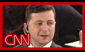 Ukrainian President Zelensky rejects Trump's claim in CNN interview