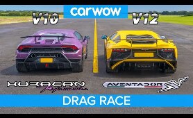 Lamborghini Aventador SV v Huracan Performante  - DRAG RACE, ROLLING RACE & BRAKE TEST