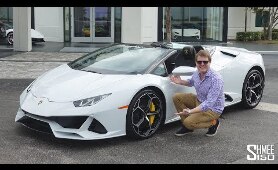 SUPERCAR MADNESS with the New Lamborghini Huracan EVO Spyder!